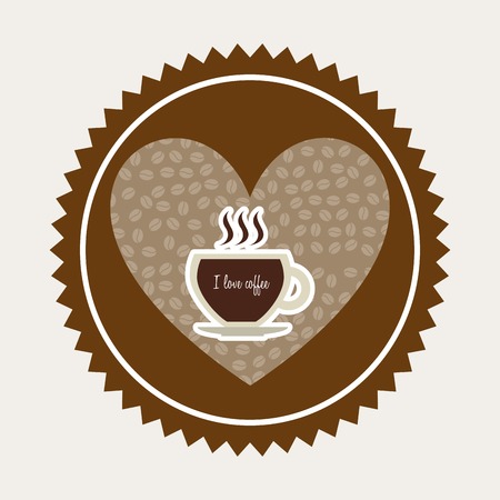delicious coffee design, vector illustration eps10 graphicのイラスト素材