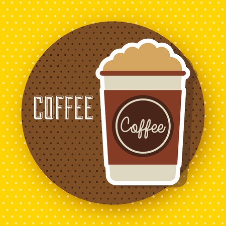 delicious coffee design, vector illustration eps10 graphicのイラスト素材