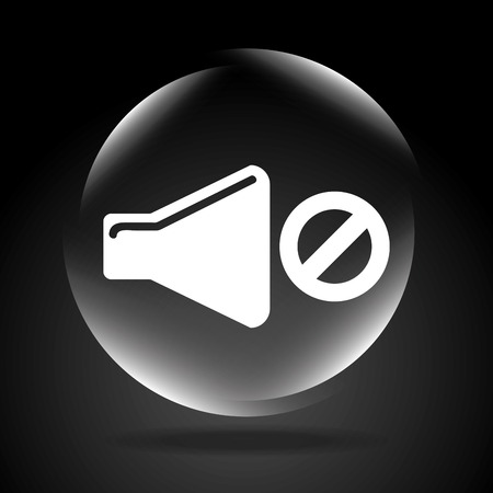 sound icon design, vector illustration eps10 graphicのイラスト素材