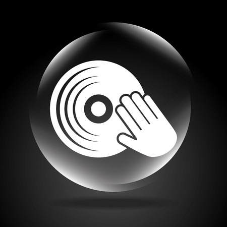 sound icon design, vector illustration eps10 graphicのイラスト素材