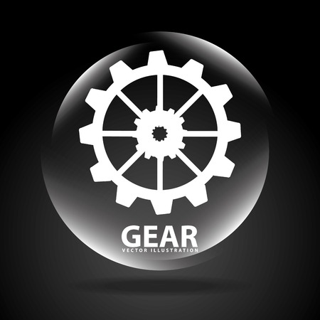 gear icon design, vector illustration eps10 graphicのイラスト素材