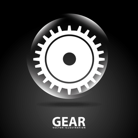 gear icon design, vector illustration eps10 graphicのイラスト素材