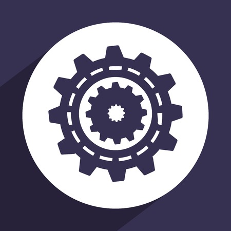 gear icon design, vector illustration eps10 graphicのイラスト素材