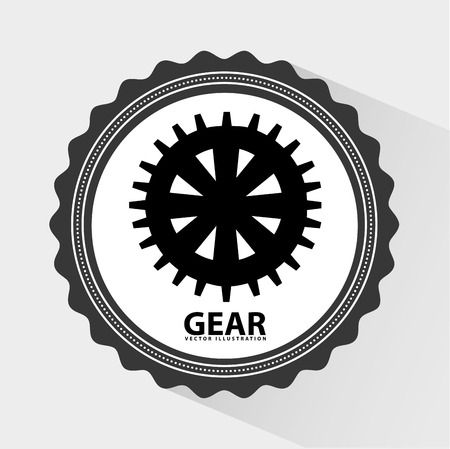gear icon design, vector illustration eps10 graphicのイラスト素材