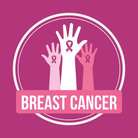 breast cancer design, vector illustration eps10 graphicのイラスト素材