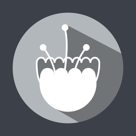 flower icon design, vector illustration eps10 graphicのイラスト素材