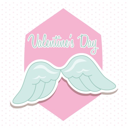 happy valentines day design, vector illustration eps10 graphicのイラスト素材
