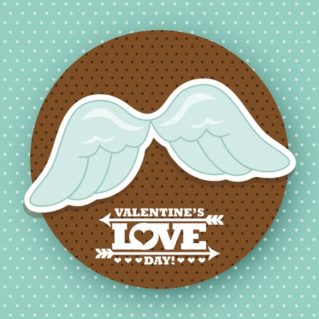 happy valentines day design, vector illustration eps10 graphicのイラスト素材