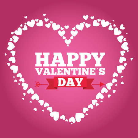 valentines day design, vector illustration eps10 graphicのイラスト素材