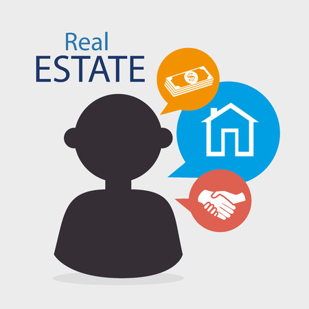 Real estate design, Vector Illustrationのイラスト素材