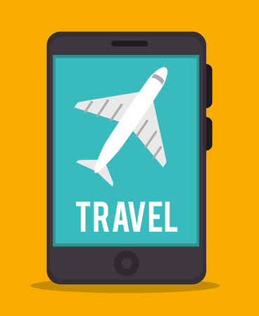 Technology design over yellow background, vector illustrationのイラスト素材