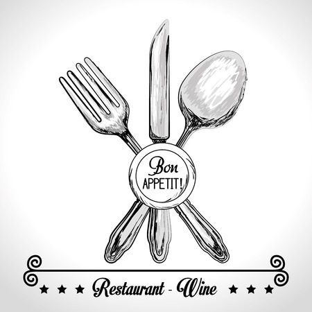 Food design over white background, vector illustration.のイラスト素材