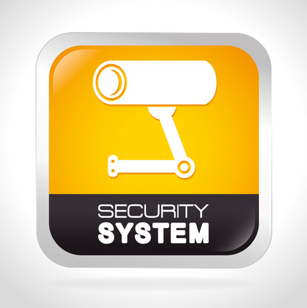 Security design over white background, vector illustration.のイラスト素材
