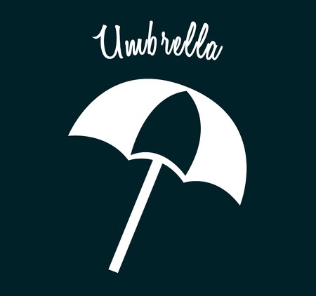 umbrella icon design, vector illustration eps10 graphicのイラスト素材