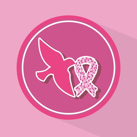 breast cancer design, vector illustration eps10 graphicのイラスト素材