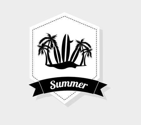 summer vacations design, vector illustration eps10 graphicのイラスト素材
