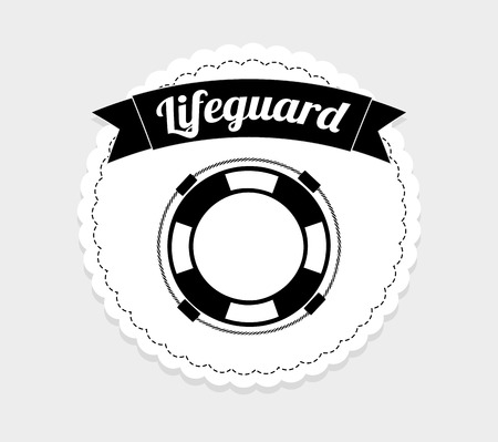 lifeguard icon  design, vector illustration eps10 graphicのイラスト素材