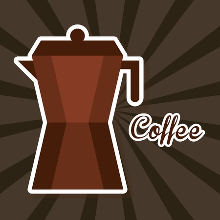 coffee time design, vector illustration eps10 graphicのイラスト素材