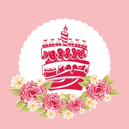 bakery sweet design, vector illustration eps10 graphicのイラスト素材