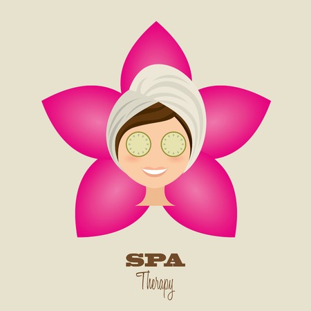 spa therapy  design, vector illustration eps10 graphicのイラスト素材