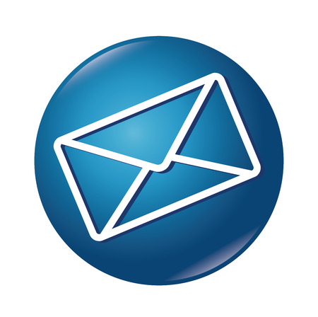 Email design over white background, vector illustration.のイラスト素材