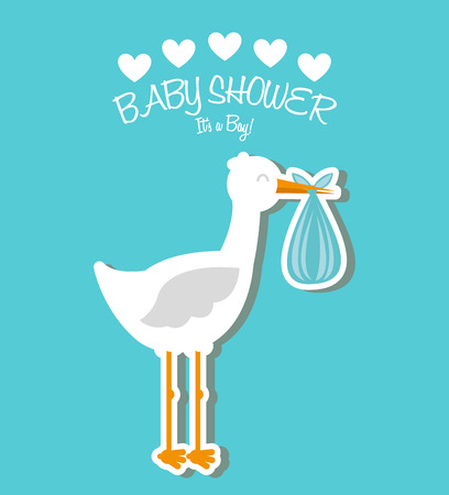 baby shower design, vector illustration eps10 graphicのイラスト素材