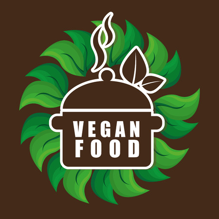 vegan menu design, vector illustration eps10 graphicのイラスト素材