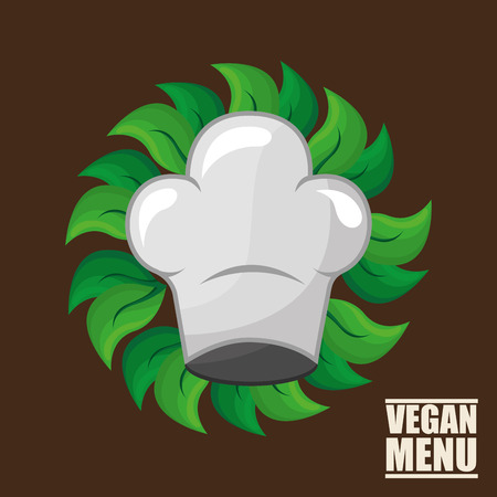 vegan menu design, vector illustration eps10 graphicのイラスト素材