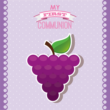 my first communion design, vector illustration eps10 graphicのイラスト素材