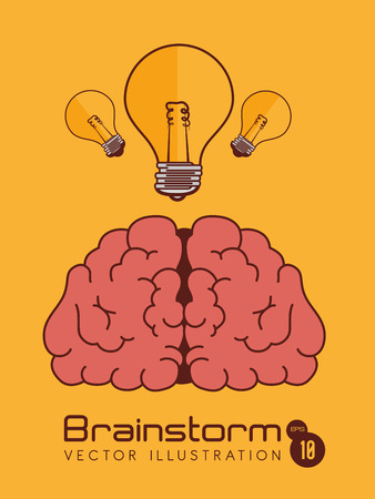 Idea design over white background, vector illustration.のイラスト素材