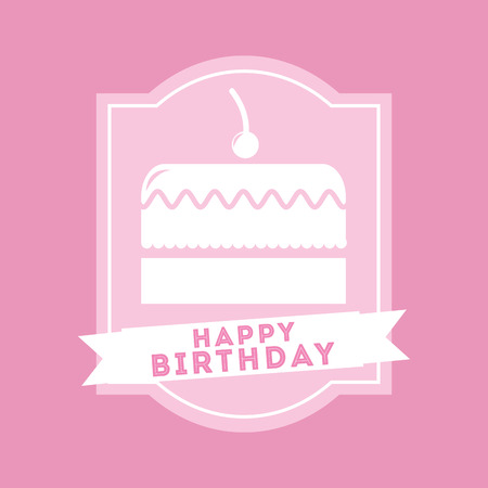 happy birthday design, vector illustration eps10 graphicのイラスト素材