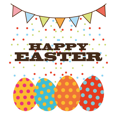 happy easter design, vector illustration eps10 graphicのイラスト素材