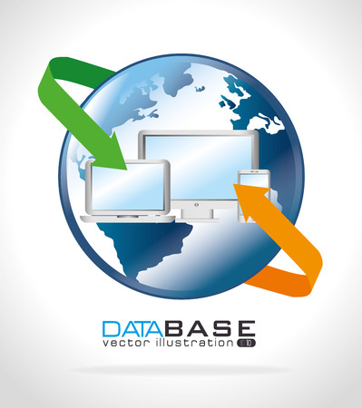 Technology design over white background, vector illustration.のイラスト素材