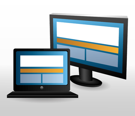 Technology design over white background, vector illustration.のイラスト素材