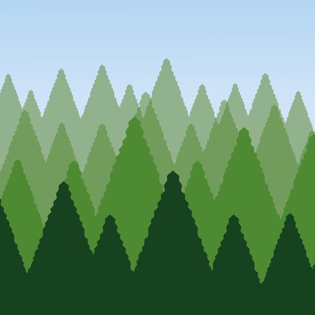 Forest design  over  landscape background, vector illustration.のイラスト素材