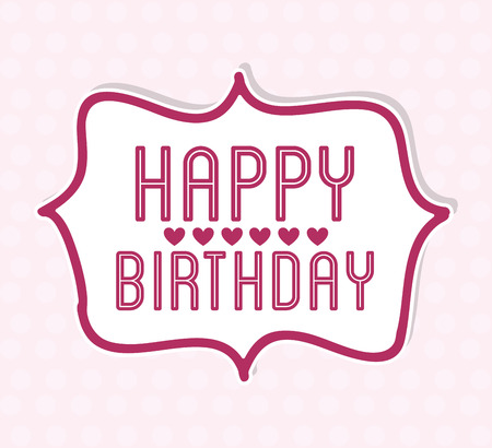 happy birthday design, vector illustration eps10 graphicのイラスト素材
