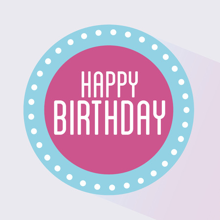 happy birthday design, vector illustration eps10 graphicのイラスト素材
