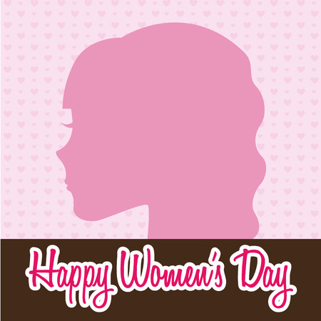 happy womens day design, vector illustration eps10 graphicのイラスト素材