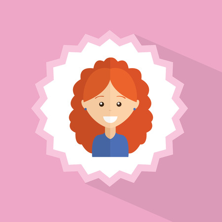 beautiful woman design, vector illustration eps10 graphicのイラスト素材