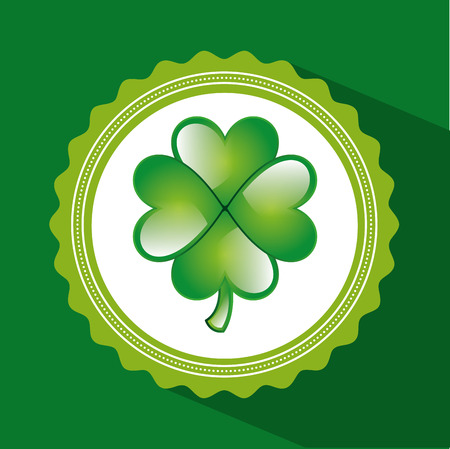 clover leaf design, vector illustration eps10 graphicのイラスト素材
