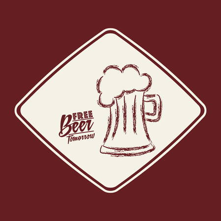 cold beer design, vector illustration eps10 graphicのイラスト素材