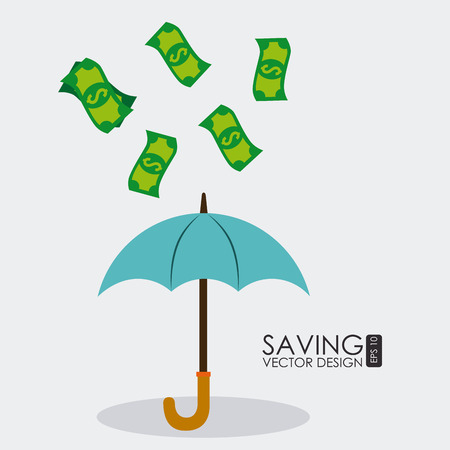 Money design over white background, vector illustration.のイラスト素材