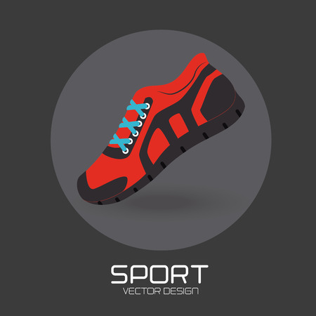 Fitness design over gray background, vector illustration.のイラスト素材