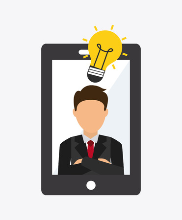 business man design, vector illustration eps10 graphicのイラスト素材