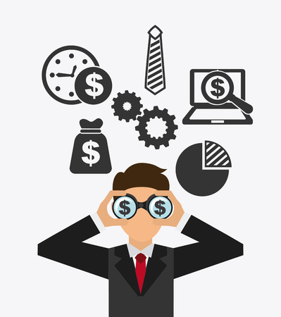 businessman design, vector illustration eps10 graphicのイラスト素材