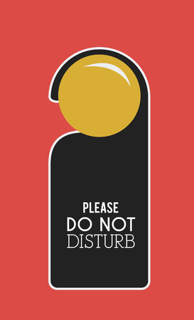 Hotel design over red background, vector illustration.のイラスト素材