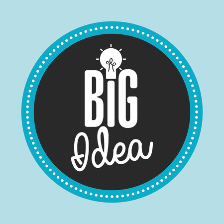 big idea design, vector illustration eps10 graphicのイラスト素材
