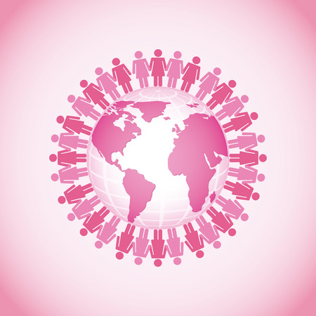 breast cancer design, vector illustration eps10 graphicのイラスト素材