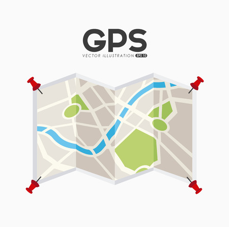 gps signals design, vector illustration eps10 graphicのイラスト素材