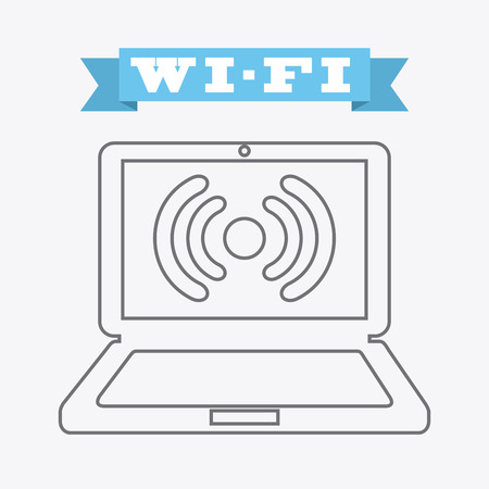 wifi signal design, vector illustration eps10 graphicのイラスト素材